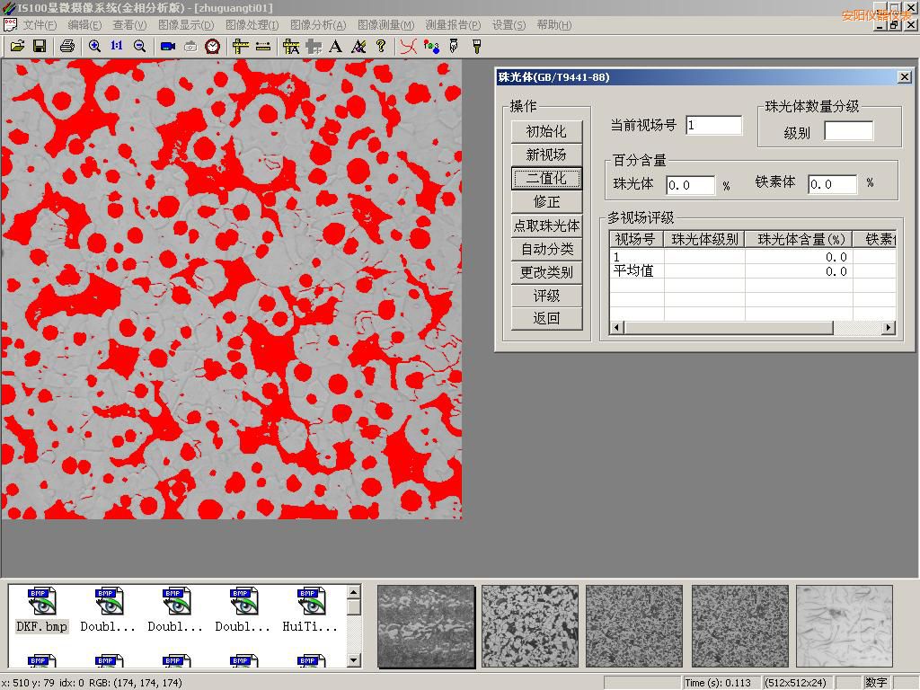 安陽(yáng)時(shí)代金相圖像分析系統(tǒng)