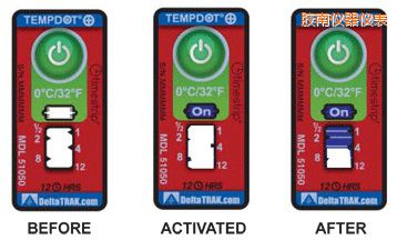 膠南溫度指示標簽 累計上升時間/溫度的標簽